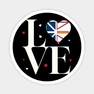 Love for Newfoundland & Labrador T-Shirt Magnet